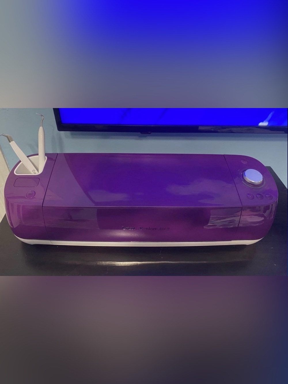 Cricut Explore Air 2 Craft Cutter in Purple and White